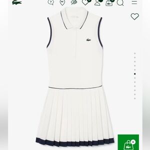 Lacoste Tennis Dress Size Small